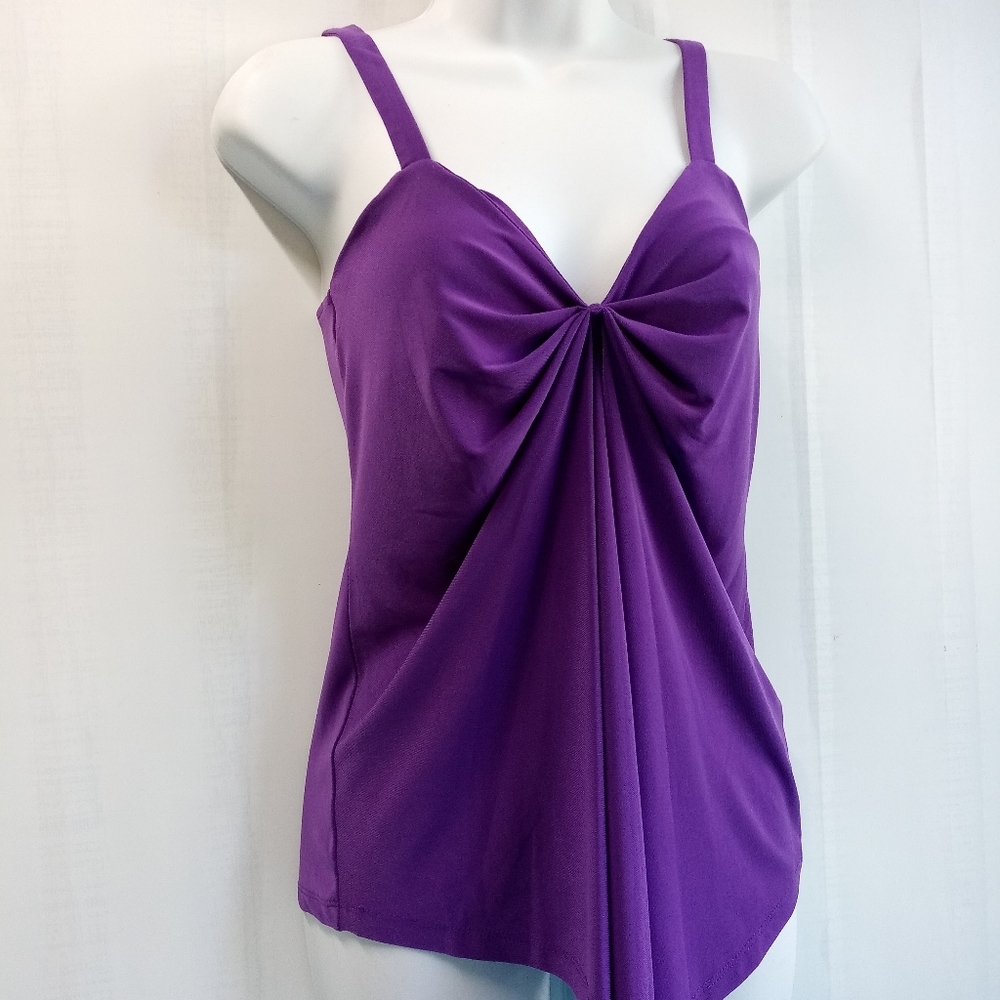 NWT American Living Tunic Top Purple Size S